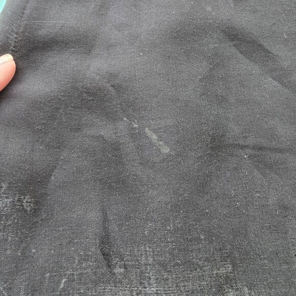 Fiesta Formal Sz XL Shiny Black Maxi Skirt Liquid Metal Dance Prom Party USA - Picture 4 of 9